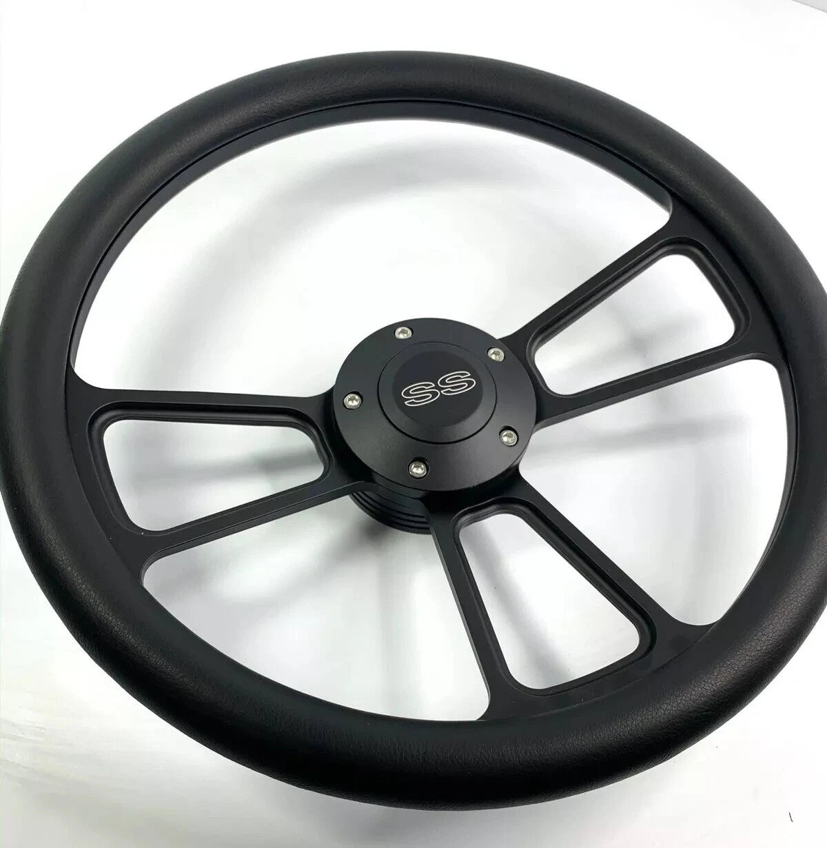 Steering Wheel Half Wrap Real Leather for Chevy SS (2014–2015)