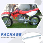 Rear Axle Bolt with Nut for Honda XR 80R 100R (1985–2003) & CRF 80F 100F (2004–2013)