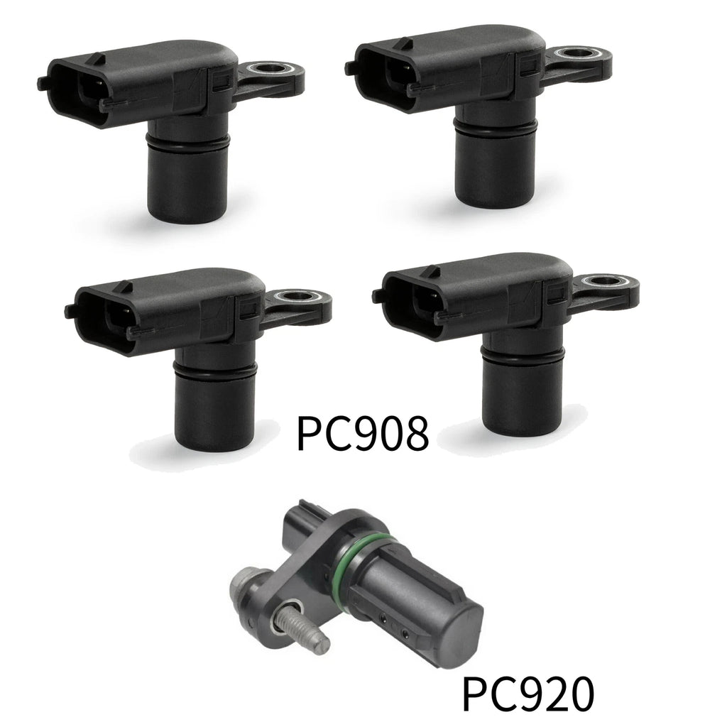 Set of 4 Camshaft Position Sensors & 1 Crankshaft Position Sensor for Buick Cadillac