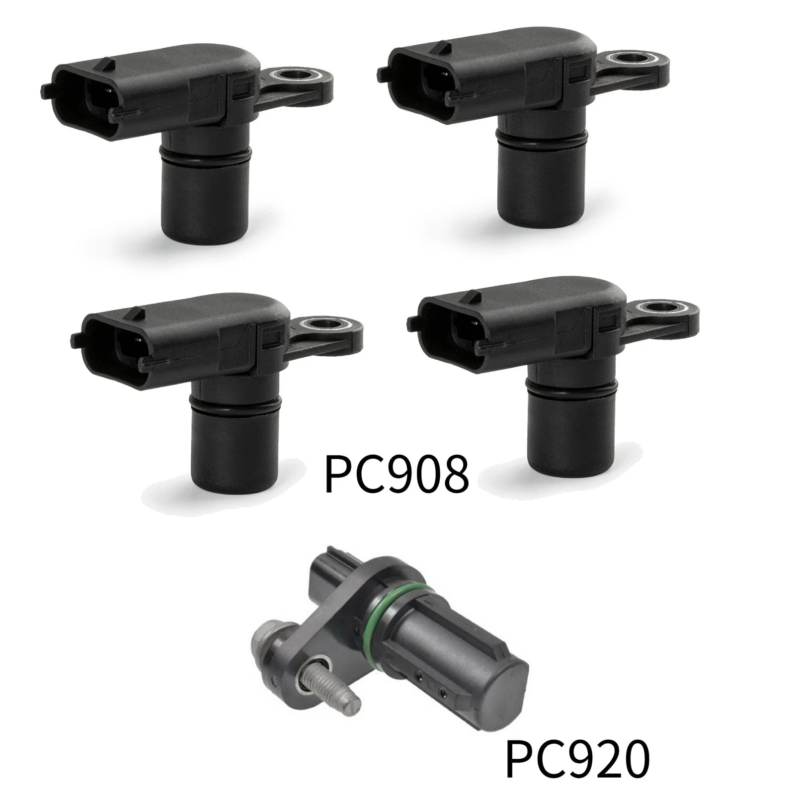Set of 4 Camshaft Position Sensors & 1 Crankshaft Position Sensor for Buick Cadillac