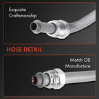 2X Power Steering Pressure & Return Line Hose for Chevy Blazer S10 (1994-2005)