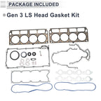 Gen 3 LS Head Gasket Kit for GM Chevy LS1 LS6 LQ4 LQ9 4.8L 5.3L 5.7L (2000-2006)