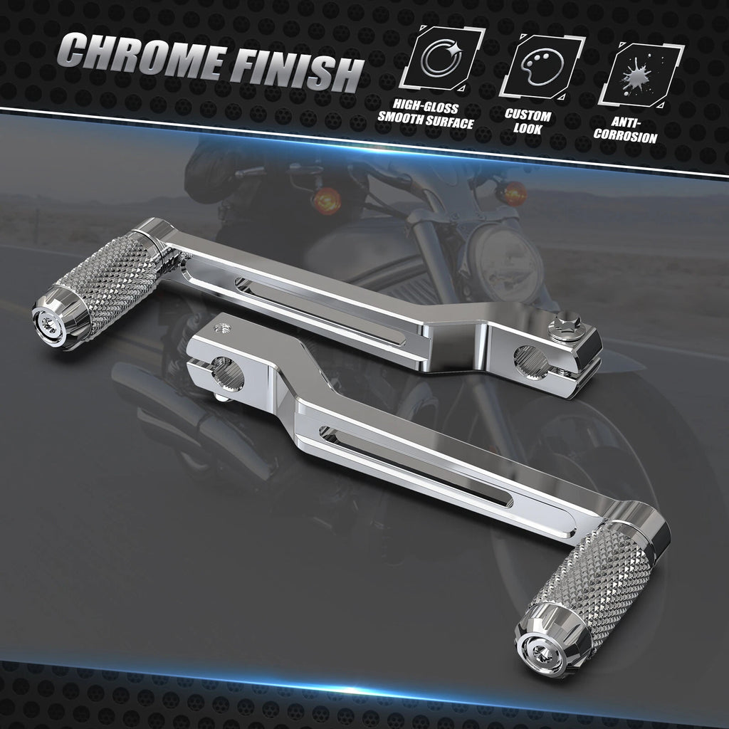 Chrome Gear Shifter Levers for Harley Electra Glide FLHT, FLHTP