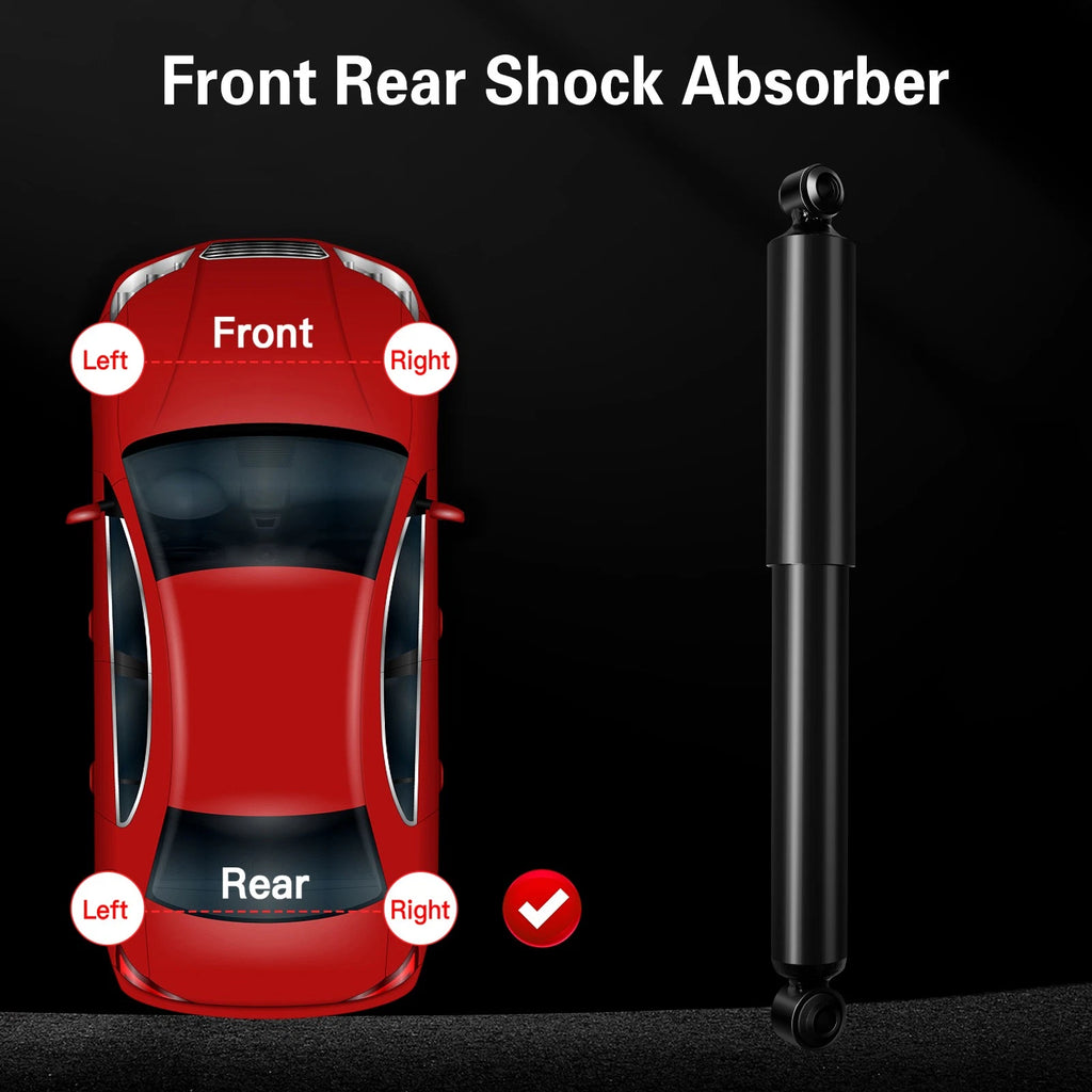 Rear Shock Absorbers Pair for Nissan Frontier (2005–2019) & Suzuki Equator (2009–2012)