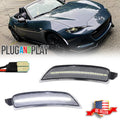 Clear White LED Front Bumper Side Marker Lights for Mazda MX-5 Miata (2016–2023)