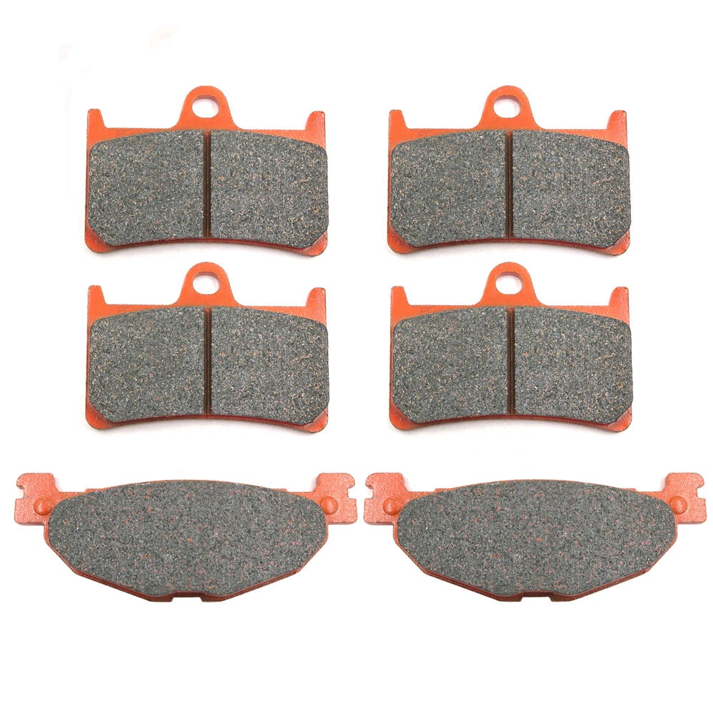 Set of 2 Brake Pads for Yamaha XP 500 T-Max 500 (2008–2012) FA252 FA408 Carbon