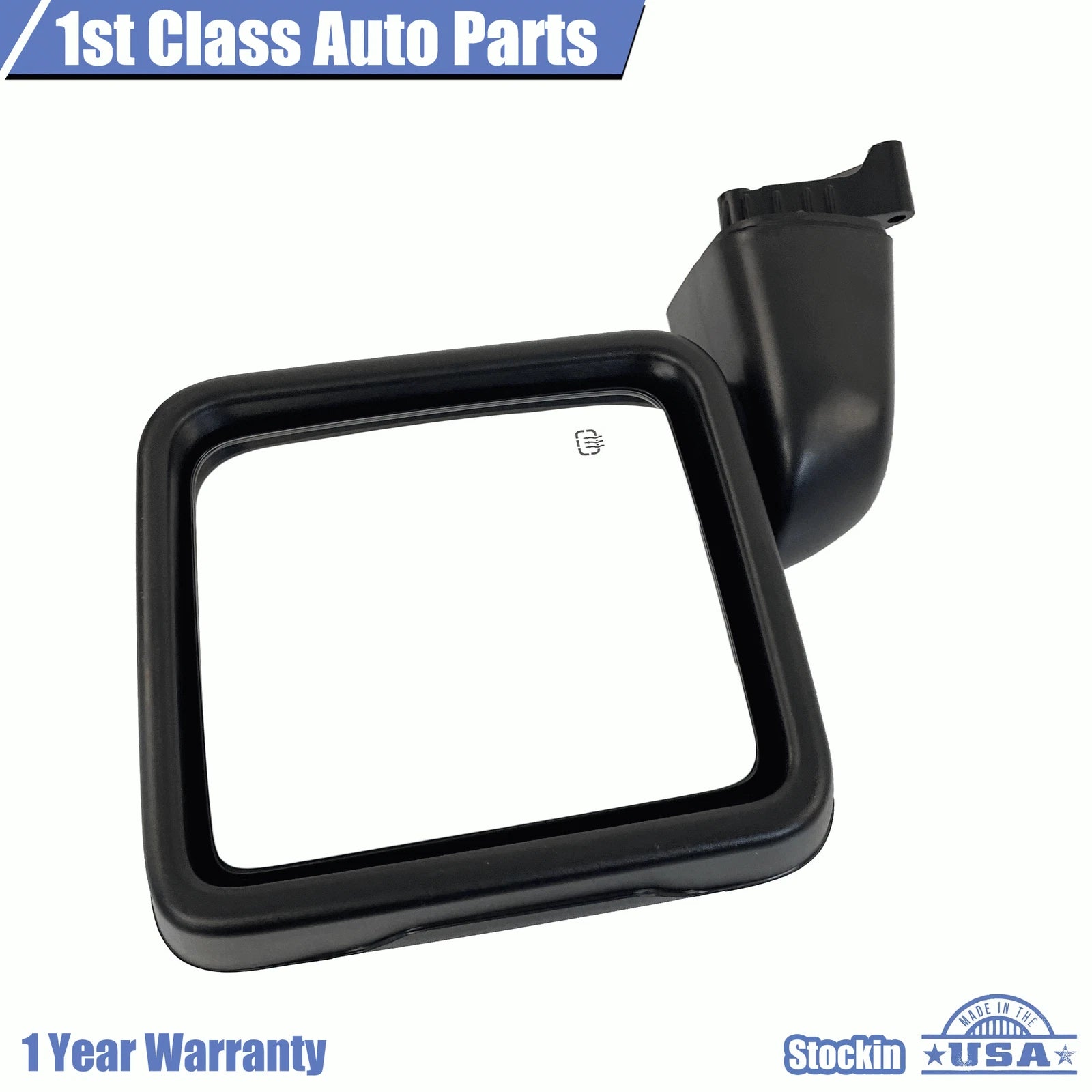 Left Driver Side Rear View Mirror for Jeep Wrangler (2018-2021)