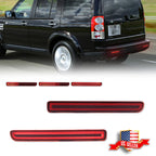 2X Red LED Rear Bumper Reflectors for Land Rover Discovery (2005–2009)