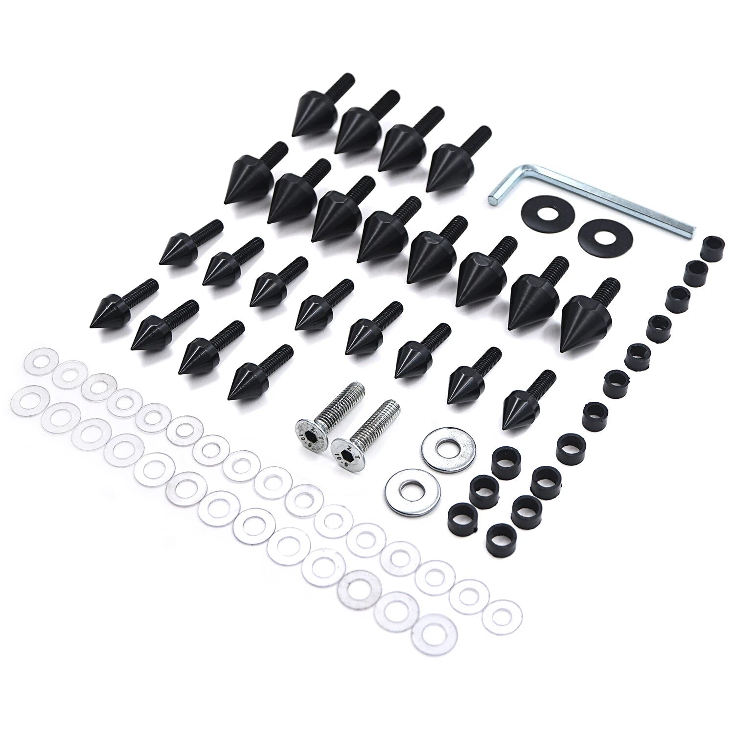 Fairing Bolts Kit for Suzuki GSXR1000 (2003–2004) - Black