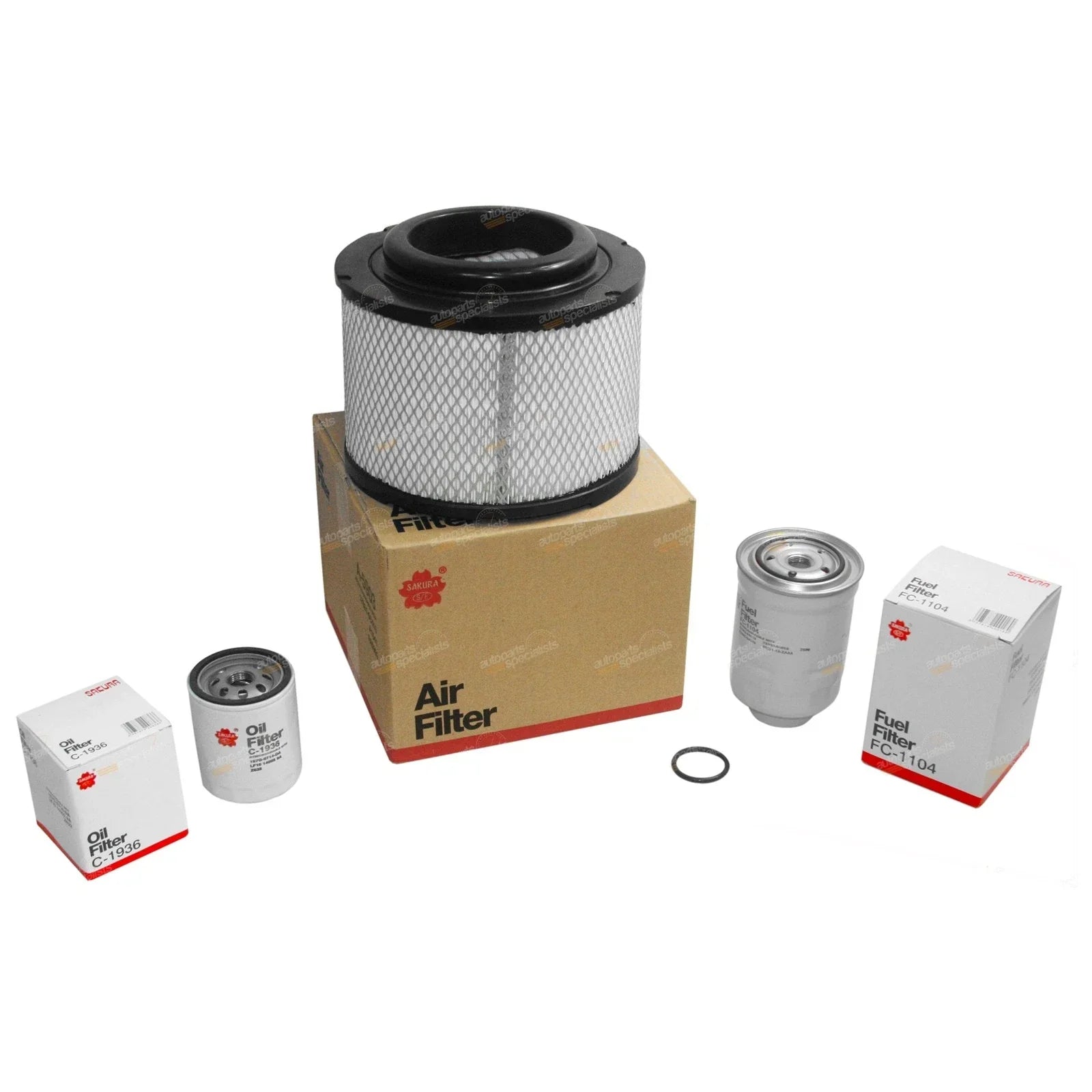 Oil Air Fuel Filter Kit for Mazda BT-50 (2006 - 2014)