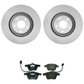 Set of 4 Hella Pagid 347mm Disc Brake Rotors & Pads for Audi A6