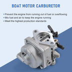 Carburetor for Tohatsu 4T 4-6HP Outboard Motor (Year Range Not Specified)