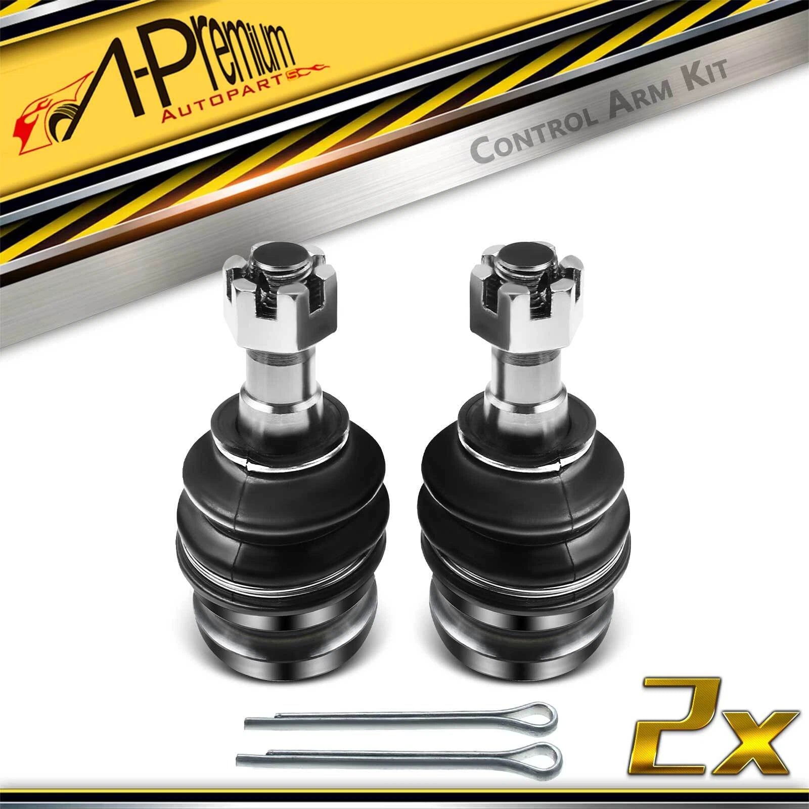 2X Front Lower Side Ball Joints for Saab 9-2X (2005–2006) Subaru Crosstrek Impreza (2008–2011)