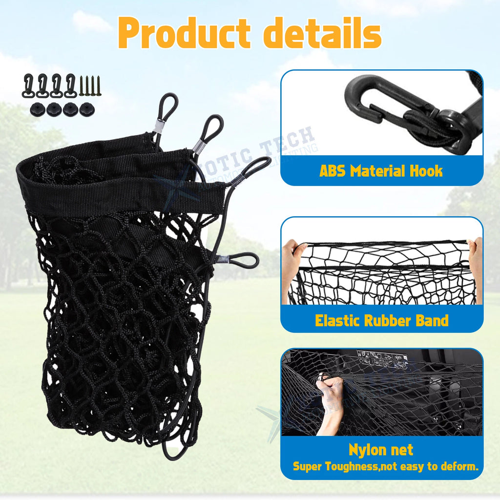 Cargo Storage Net for MPV SUV Vans Trunk Bed (43.3-15.7) 2012-2024