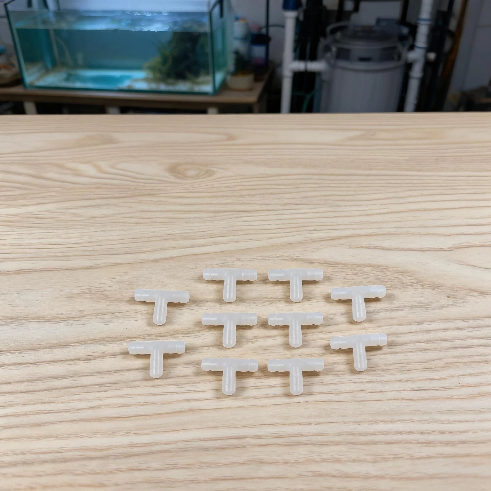 Tee Connector T-Hose Fittings for Air Pump (Plastic Material)