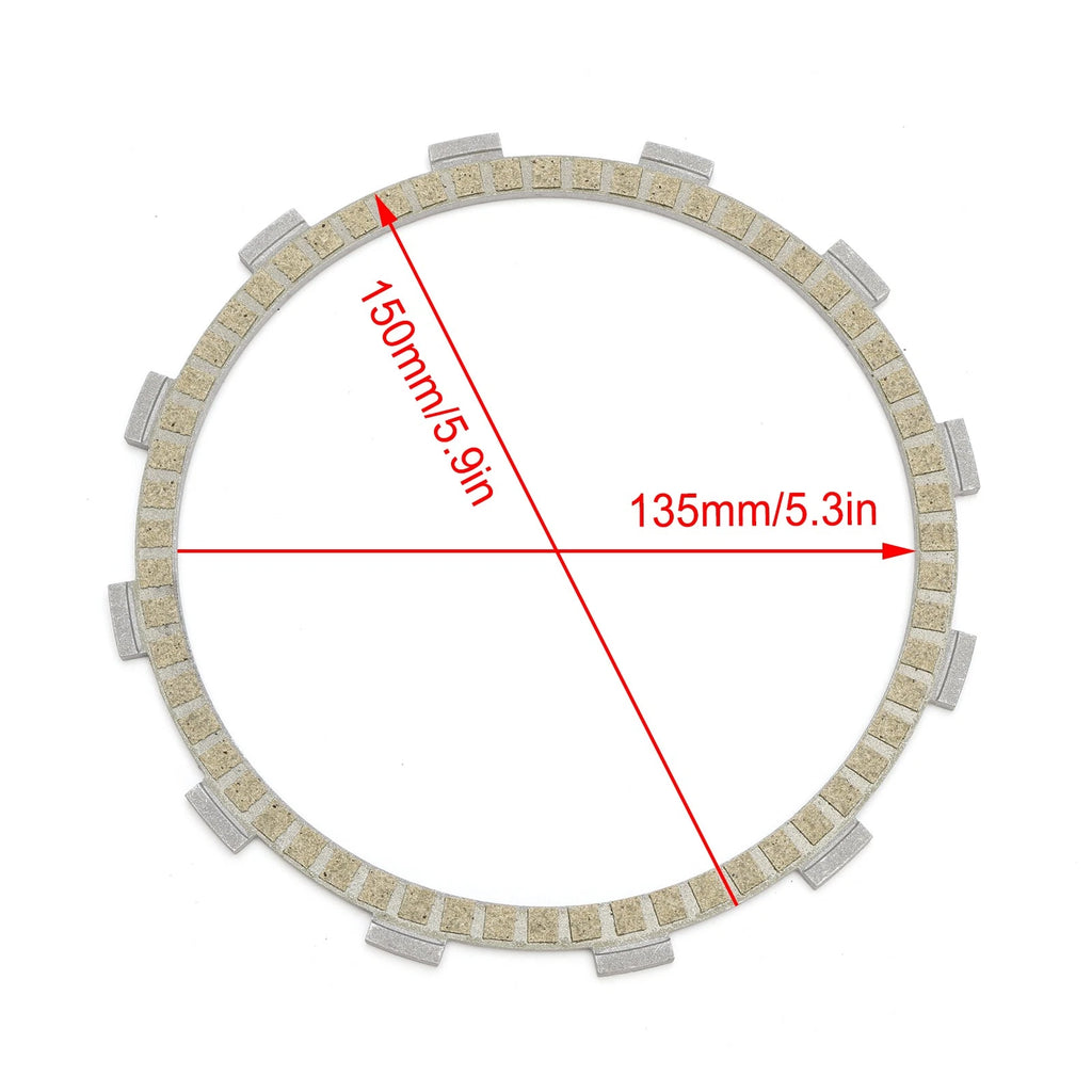 Clutch Friction Plate Kit for Honda CBR1100XX Blackbird (1997–1998) 22201-MAT-000