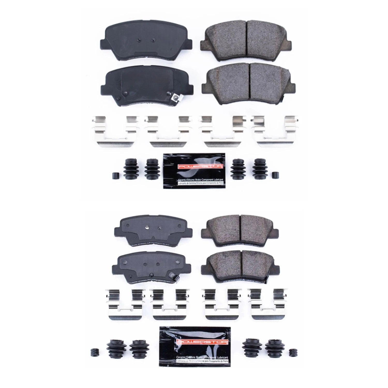 PowerStop Z23 Carbon-Fiber Ceramic Brake Pads Kit for Forte5 Veloster (2014–2020)