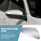 Mirror Corner Triangle Cover Right Side for Honda Civic (2016-2019) Silver Tone