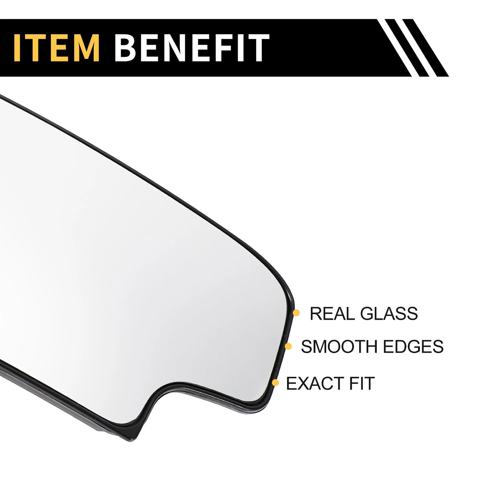 Heated Mirror Glass for Chevrolet Silverado 2500 3500 HD (2007–2019)