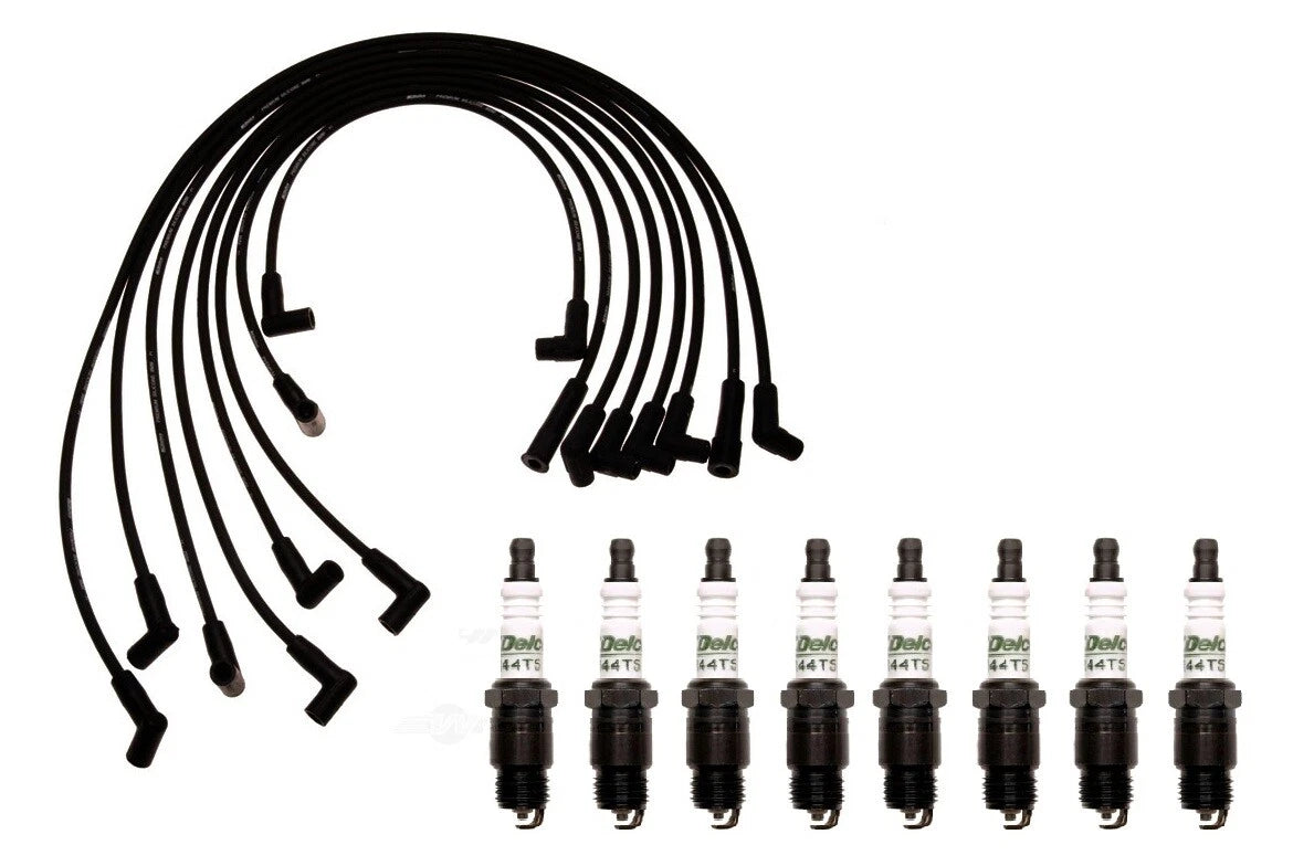 Set of 8 Ignition Wires for Chevy 5.0 V8 (GM OE)