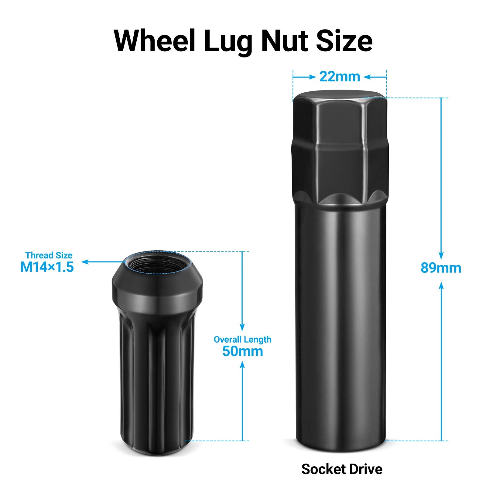 Epoch Spline Lug Nut Kit for Ford Super Duty (2011-2016)