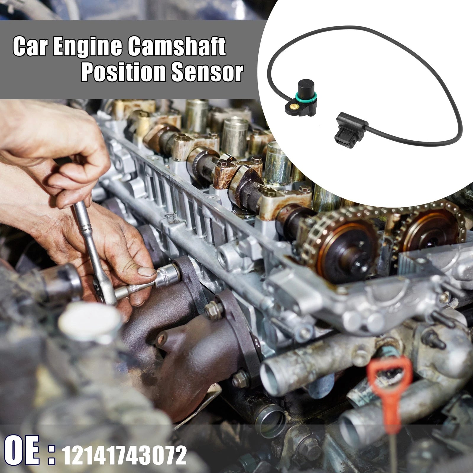Camshaft Position Sensor for BMW 318i 1.9L (1996–1998) 12141743072