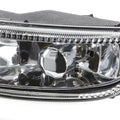 Chrome Bumper Fog Light Lamp Set for Toyota Corolla (2001–2002) W/Bulbs