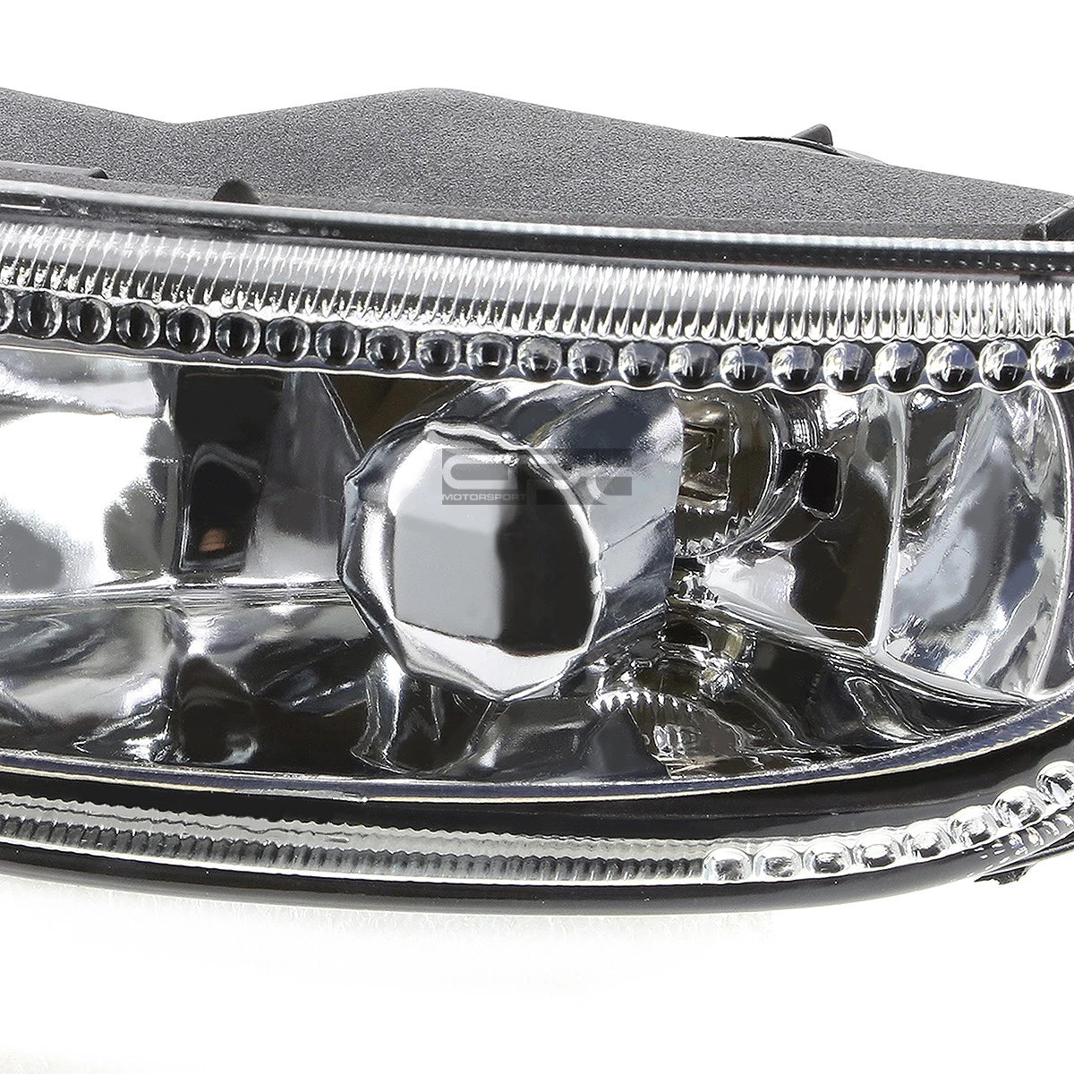 Chrome Bumper Fog Light Lamp Set for Toyota Corolla (2001–2002) W/Bulbs