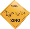 XING Crossing Caution Sign for Duck Duckling Farm (Plastic)