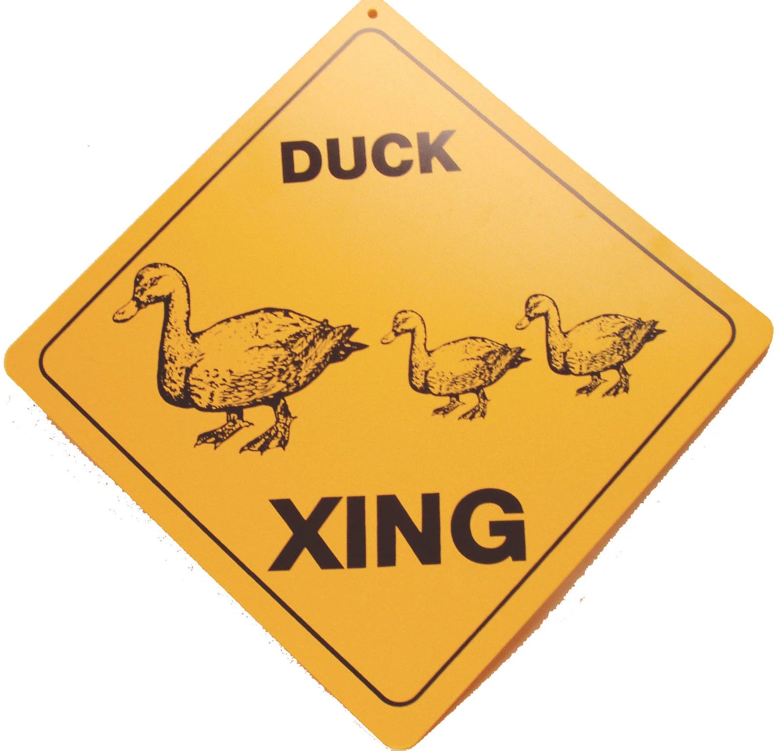 XING Crossing Caution Sign for Duck Duckling Farm (Plastic)