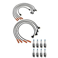 Denso Wire Set & 8 U-Groove Spark Plugs for Ford Mercury V8 (0.035)