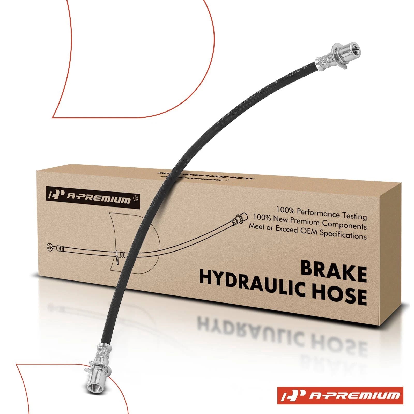 Rear Center Brake Hydraulic Hose for Chevy Silverado 1500 (2008–2017)