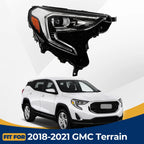 HID/Xenon Headlight for GMC Terrain (2018–2021) w/LED DRL, Passenger Side