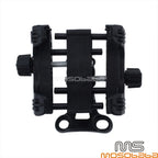 Black Handlebar Cradle Phone GPS Mount for Harley Dyna XL (2006-2023)