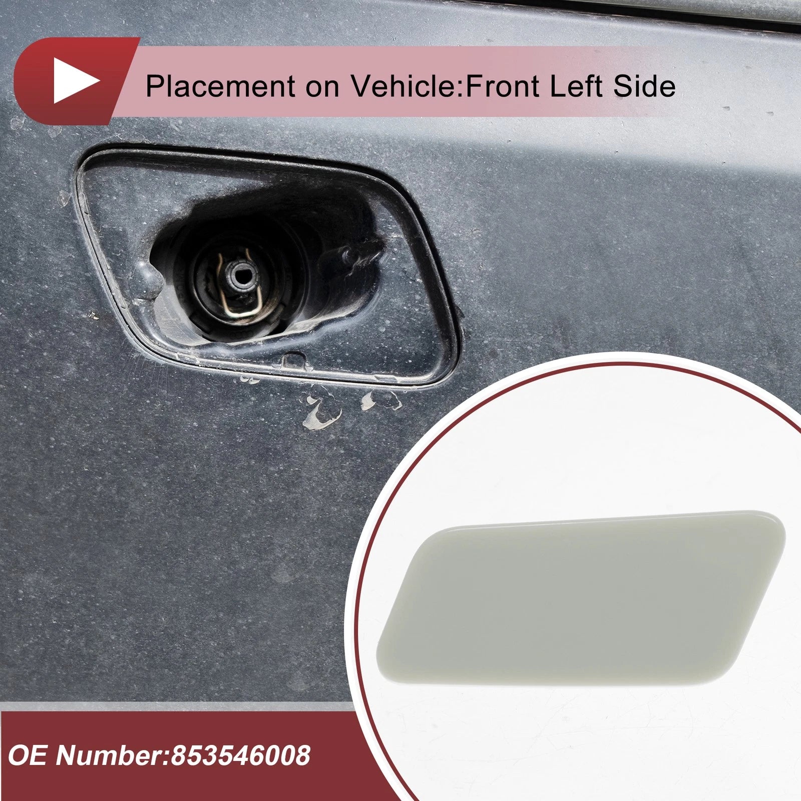 Front Left Washer Nozzle Cover Cap for Lexus LX570 (2016–2021)