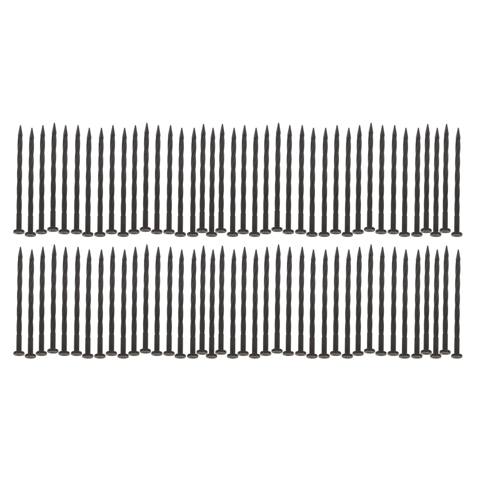 Set of 80 Plastic Landscape Anchoring Spikes for Garden Lawn 8"