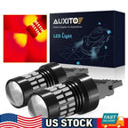 2X 3157 LED Red Flash Strobe Blinking Bulbs for Brake Tail Light