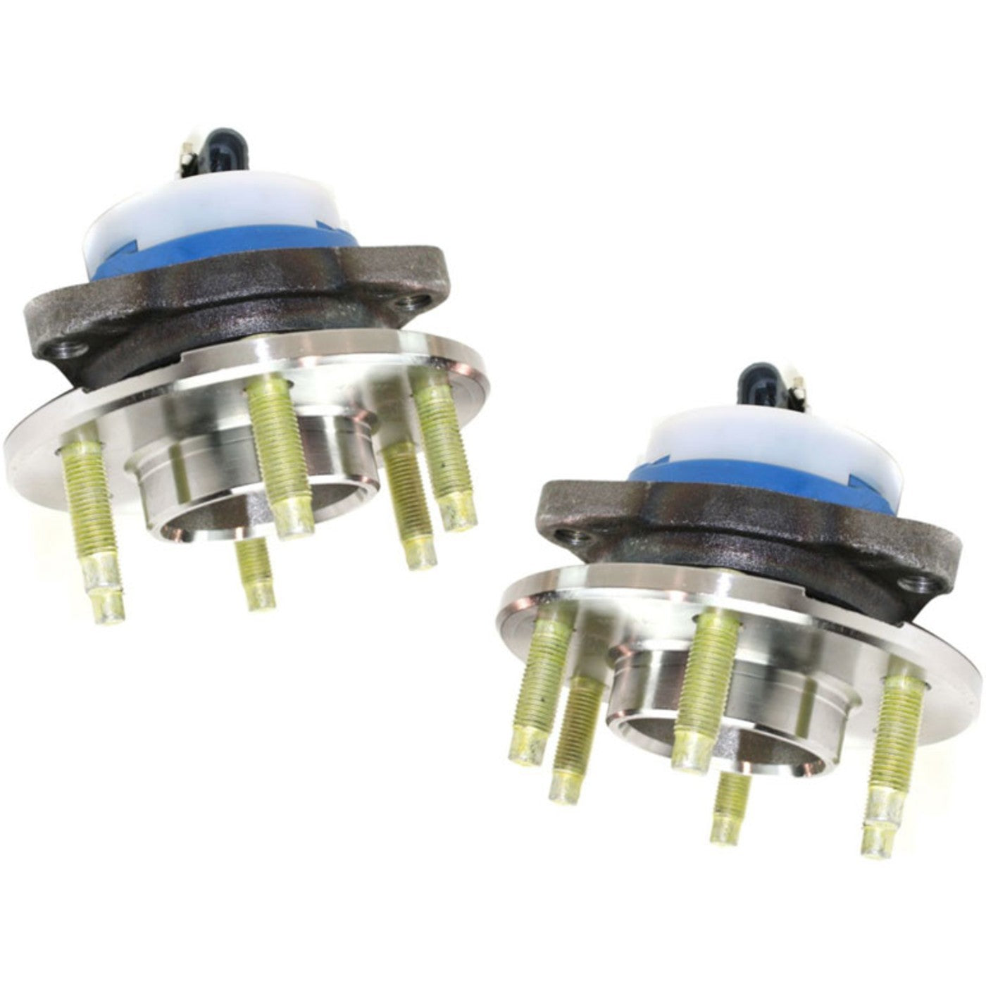 Set of 2 Wheel Hubs for Cadillac CTS (2004–2007) Rear 6 Lug with Bearing & Sensor