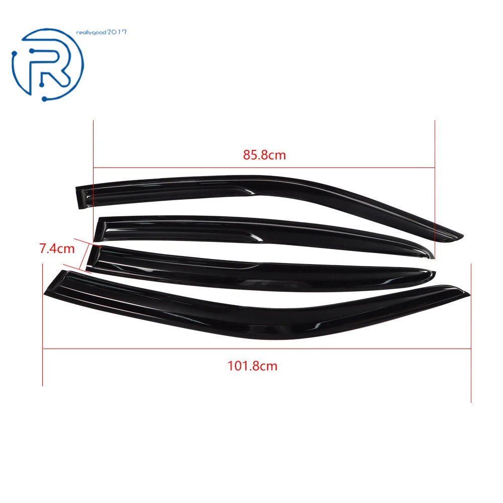 Set of 4 Window Visors for Dodge Charger (2011-2020)