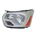Replacement Driver Side Halogen Headlight Assembly w Chrome Trim for Ford