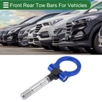 Set of 2 Front Rear Tow Hooks for Mazda RX8 (2003–2008) 11mm Aluminum Alloy Blue