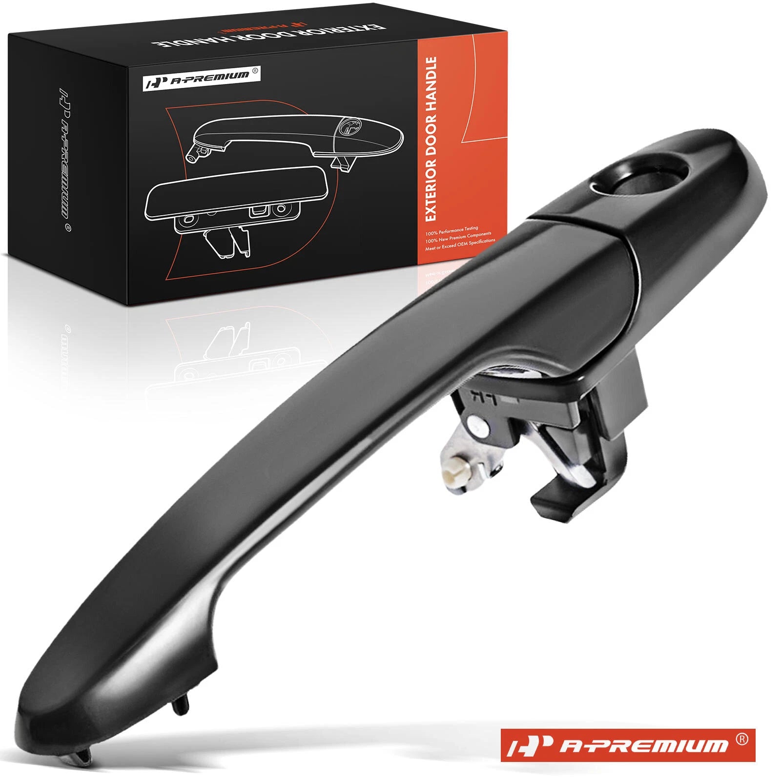 Front Driver Black Exterior Door Handle for Chevy Impala (2014–2016)
