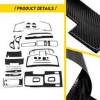 31Pcs Carbon Fiber Interior Trim Kit for Honda Accord (2013–2017)