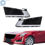 Set of 2 Fog Light Covers for Cadillac CTS (2014–2019) Chrome
