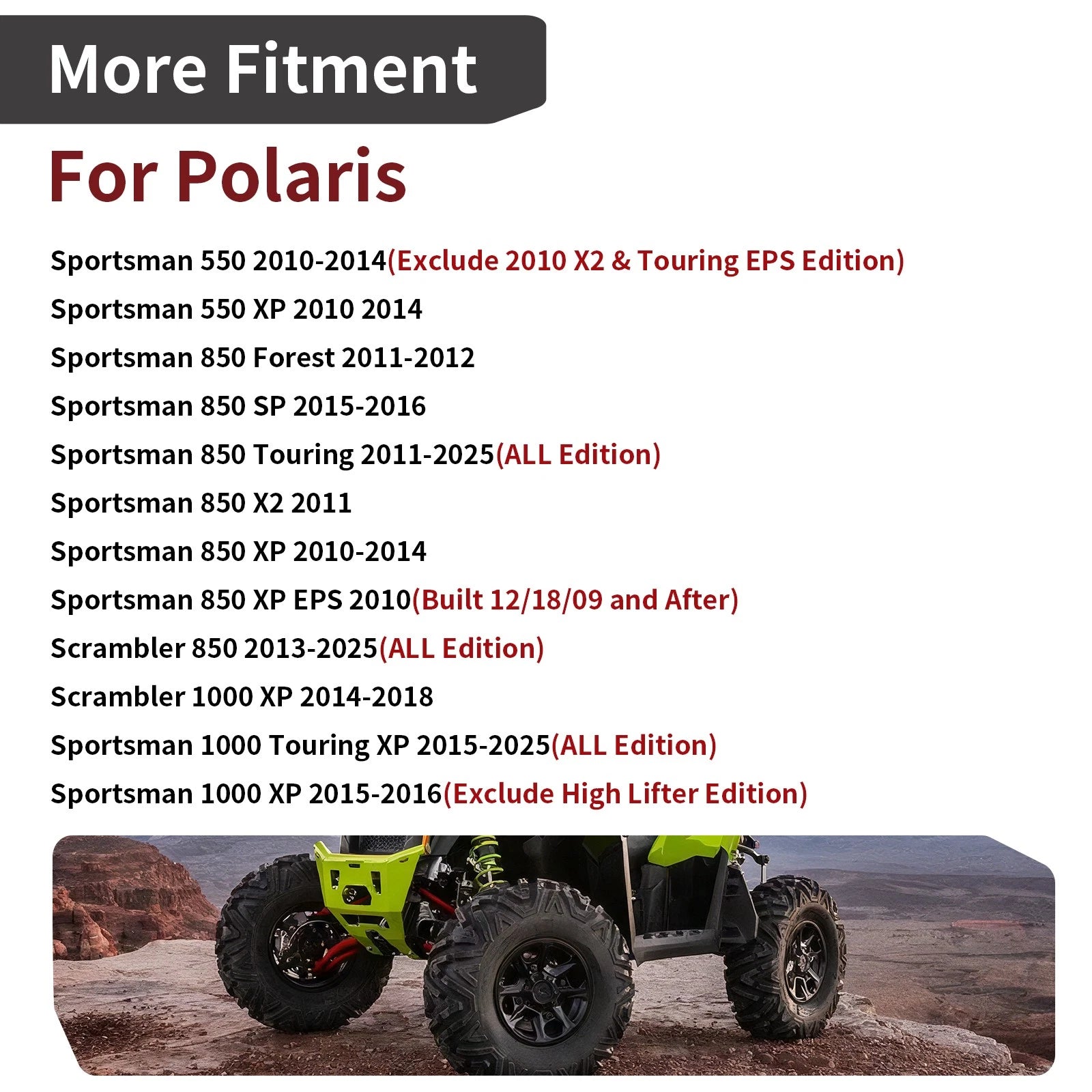 Radiator Support for Polaris Sportsman 850 (2015–2023) 5632356