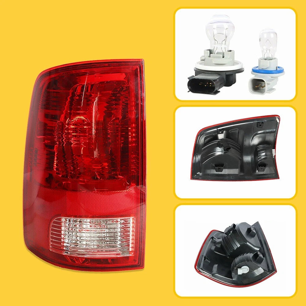 LH Tail Light Lamp with Bulbs for Dodge Ram 1500 2500 (2009–2018)