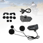 Bluetooth Headset Helmet Speaker for Motorcycle Universal (Black)