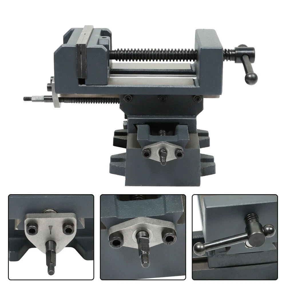 4 Inch Cross Slide Drill Press Vise for (11694 CS4)