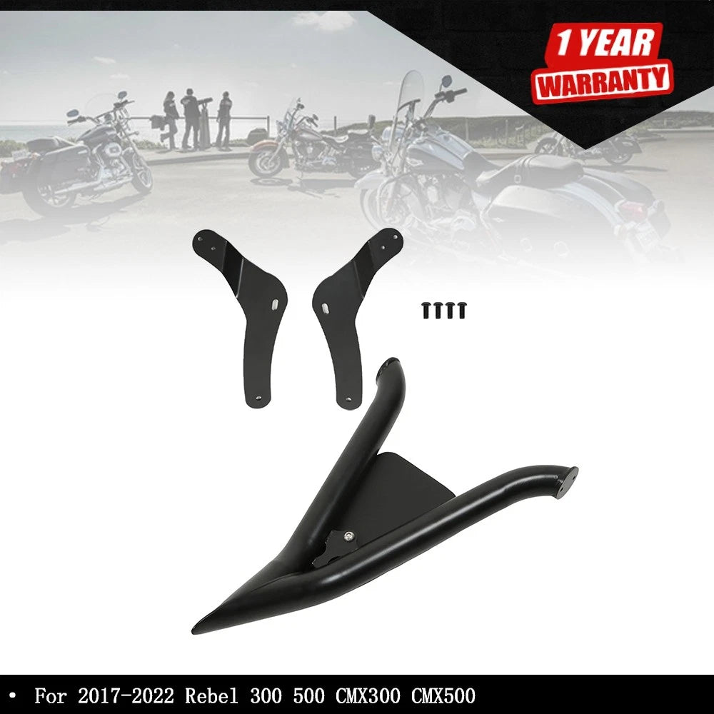 Passenger Backrest Sissy Bar for Honda Rebel 300 500 (2017â2022)