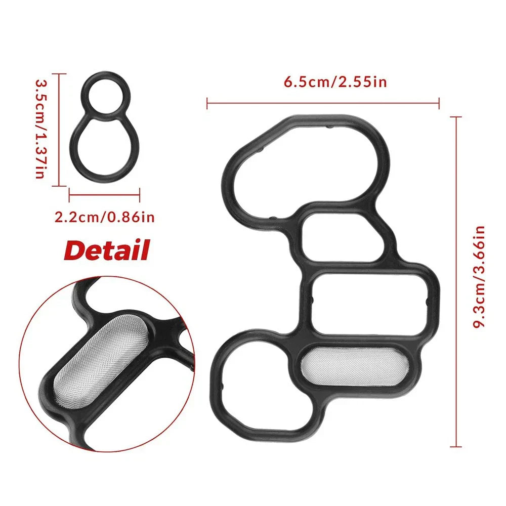 Oil Filter Housing Adapter Gasket Valve Seal for Honda Acura (2001-2005)